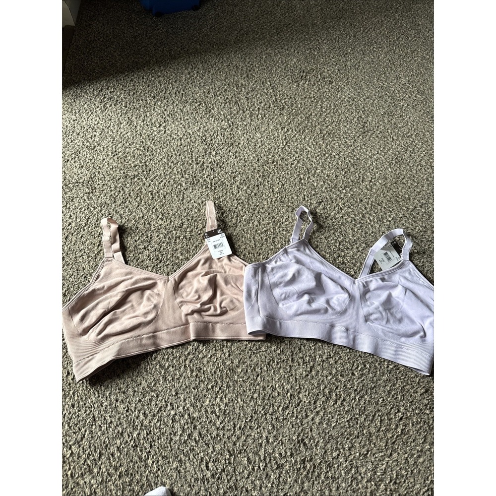 Fit for Me Fruit of the Loom Womens Bras Size 4XL Lot of 2 Multicolor NWT
